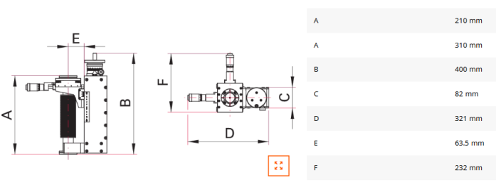 波纹管式平移对接机构