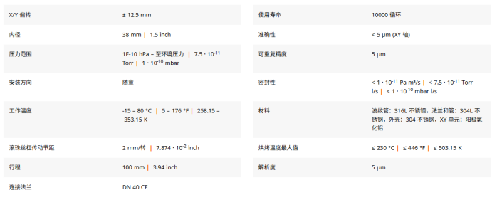 波纹管式平移对接机构