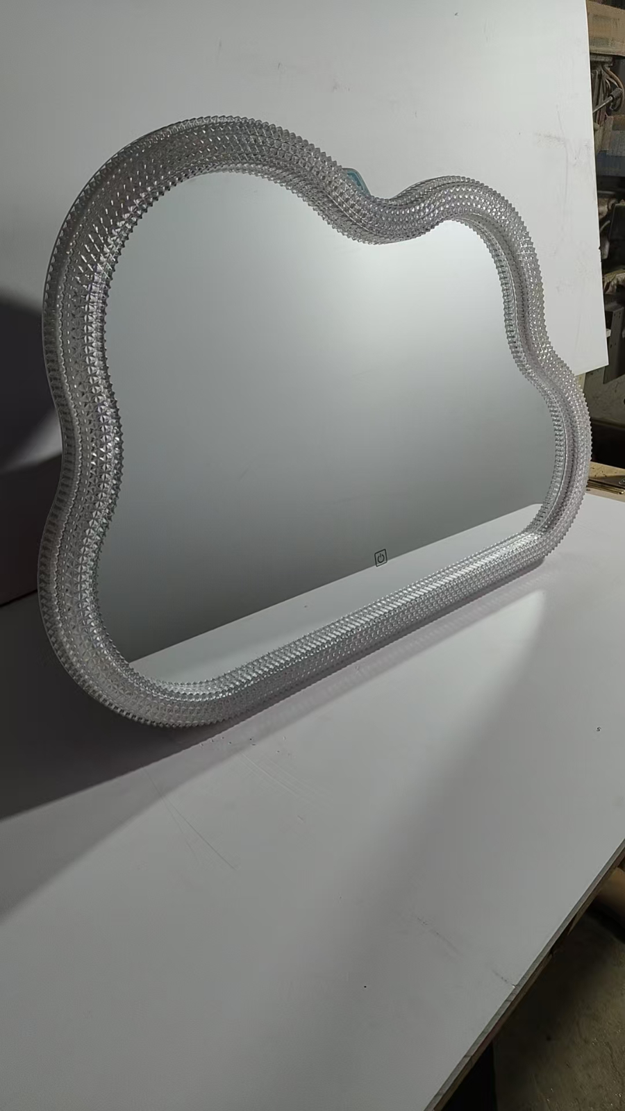 化妆镜大运动钻石纹水晶框系列