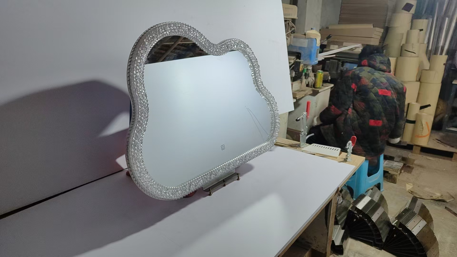 化妆镜水晶运动系列