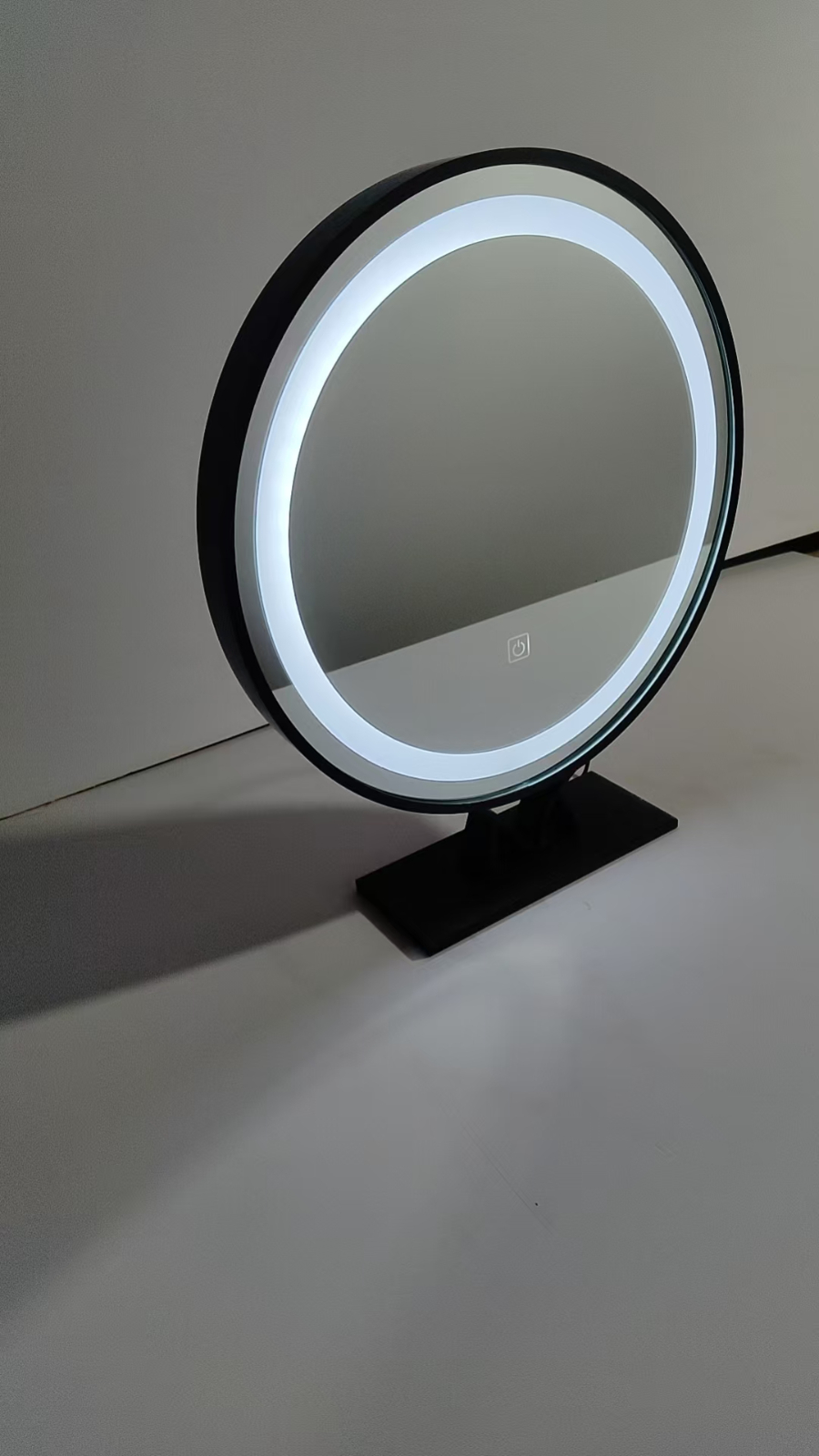 化妆镜小运动铝合金包边