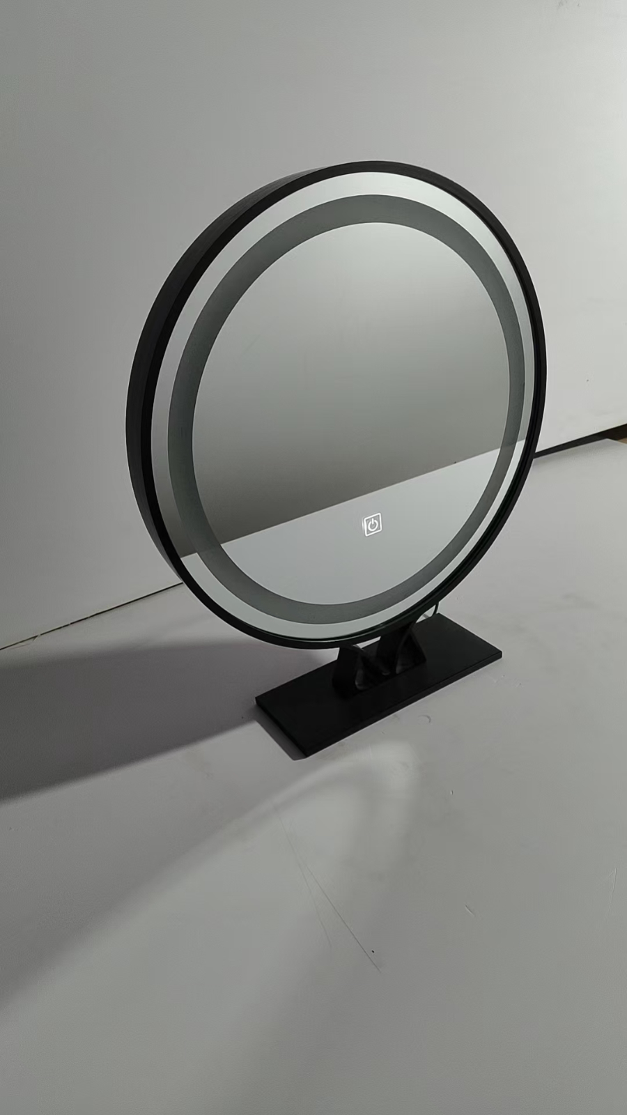 化妆镜小运动铝合金包边