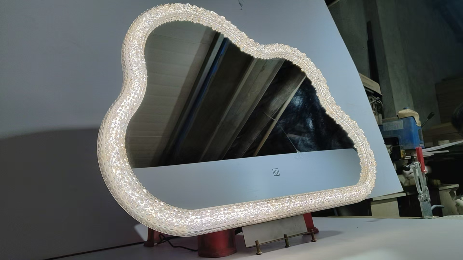 化妆镜钻石纹系列