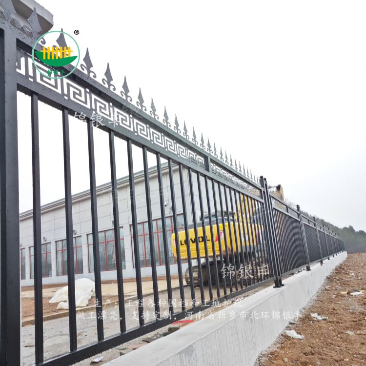 工厂小区铁艺围墙护栏.jpg 1.5米高护栏