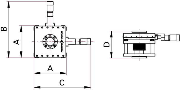 普发真空 XY 轴精密真空定位平台