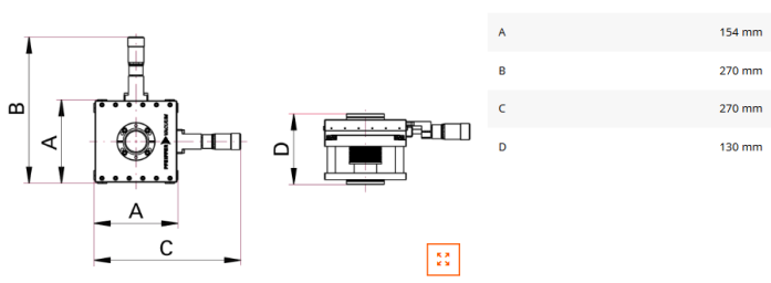 普发真空 XY 轴精密真空定位平台