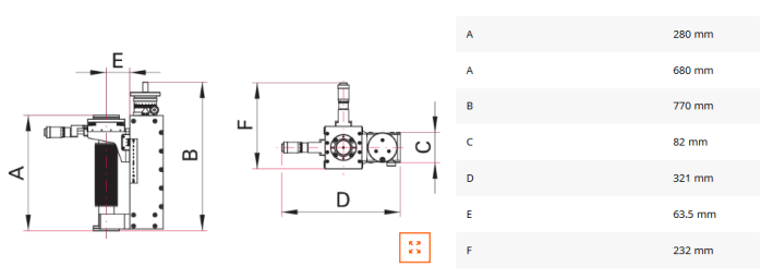 波纹管式真空腔体