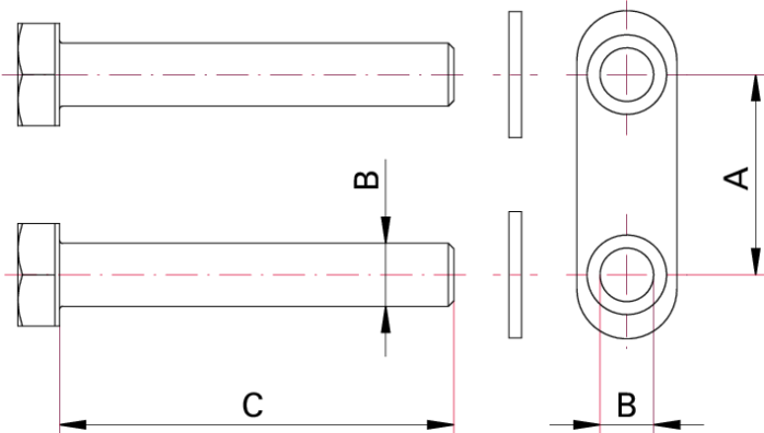 KF 高真空卡箍螺栓组件