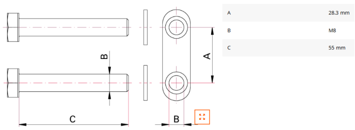 KF 高真空卡箍螺栓组件