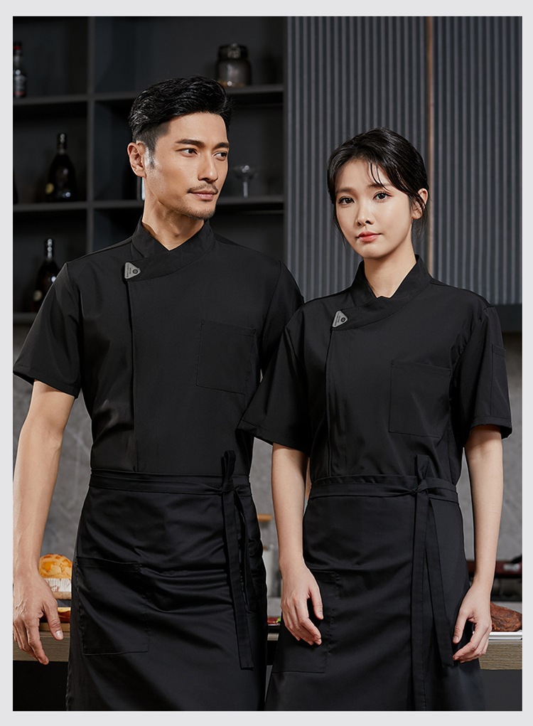 弹力速干厨师服