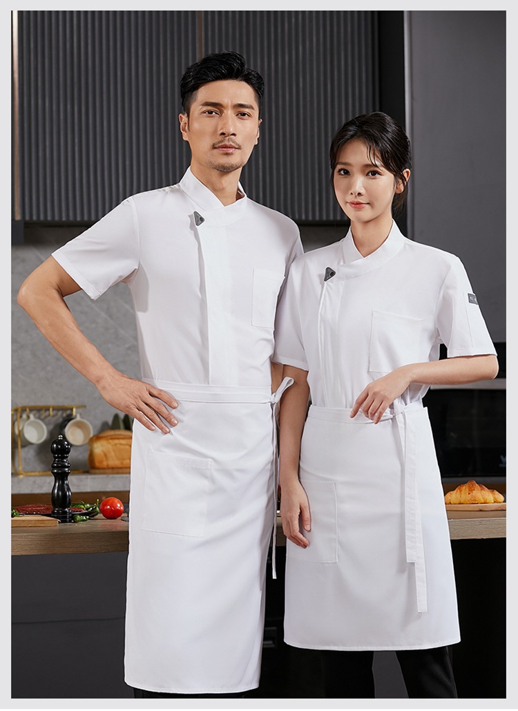 弹力速干厨师服
