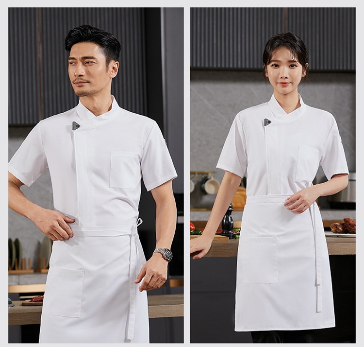 弹力速干厨师服