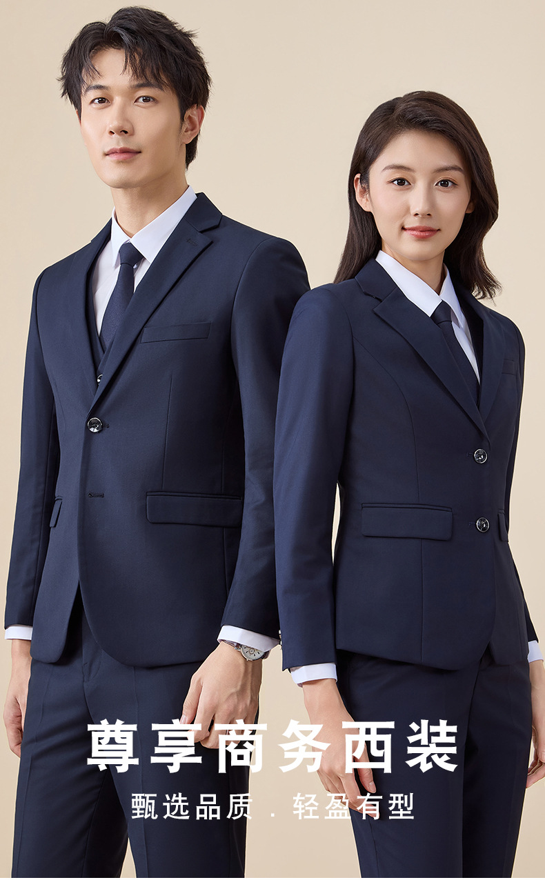 商务西服套装黑色