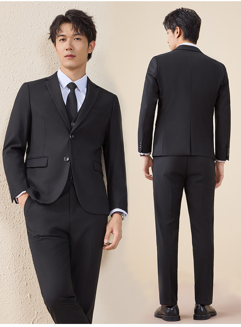商务西服套装黑色