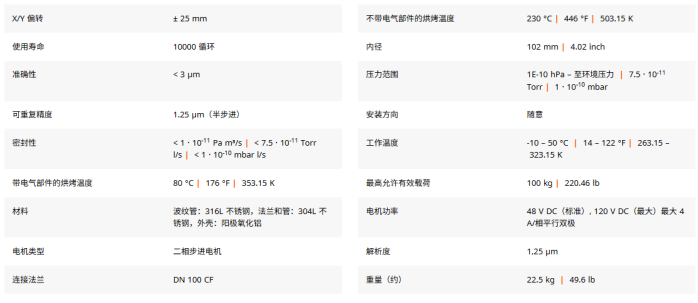 普发真空定位平台