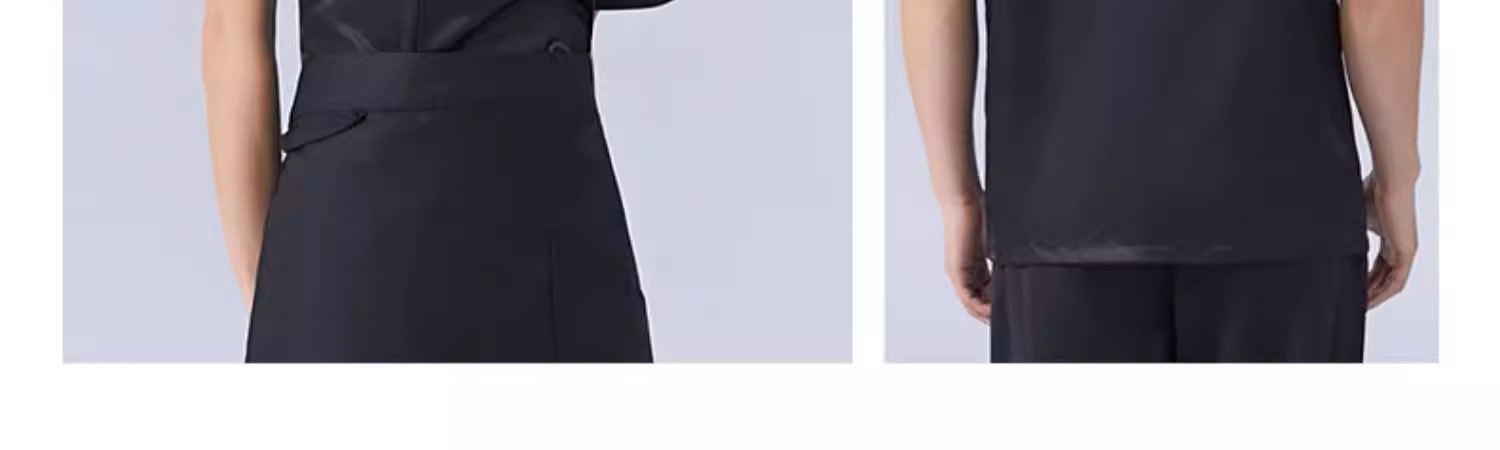 冰丝厨师服工作服