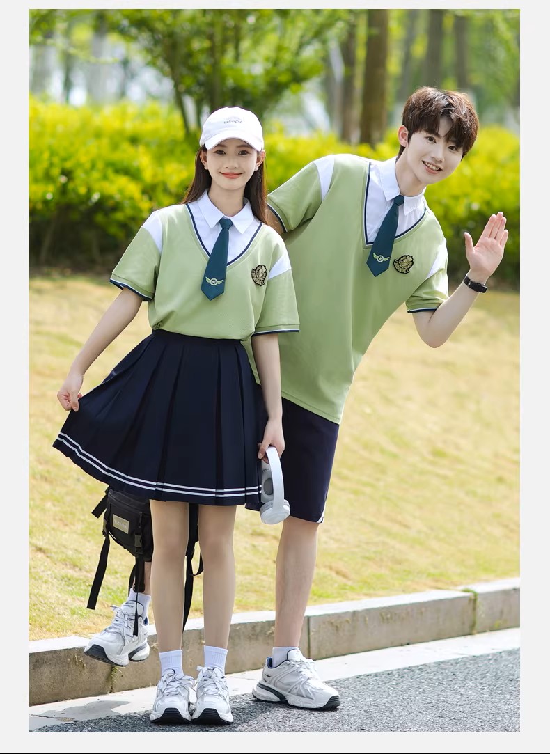 短袖衬衫校服