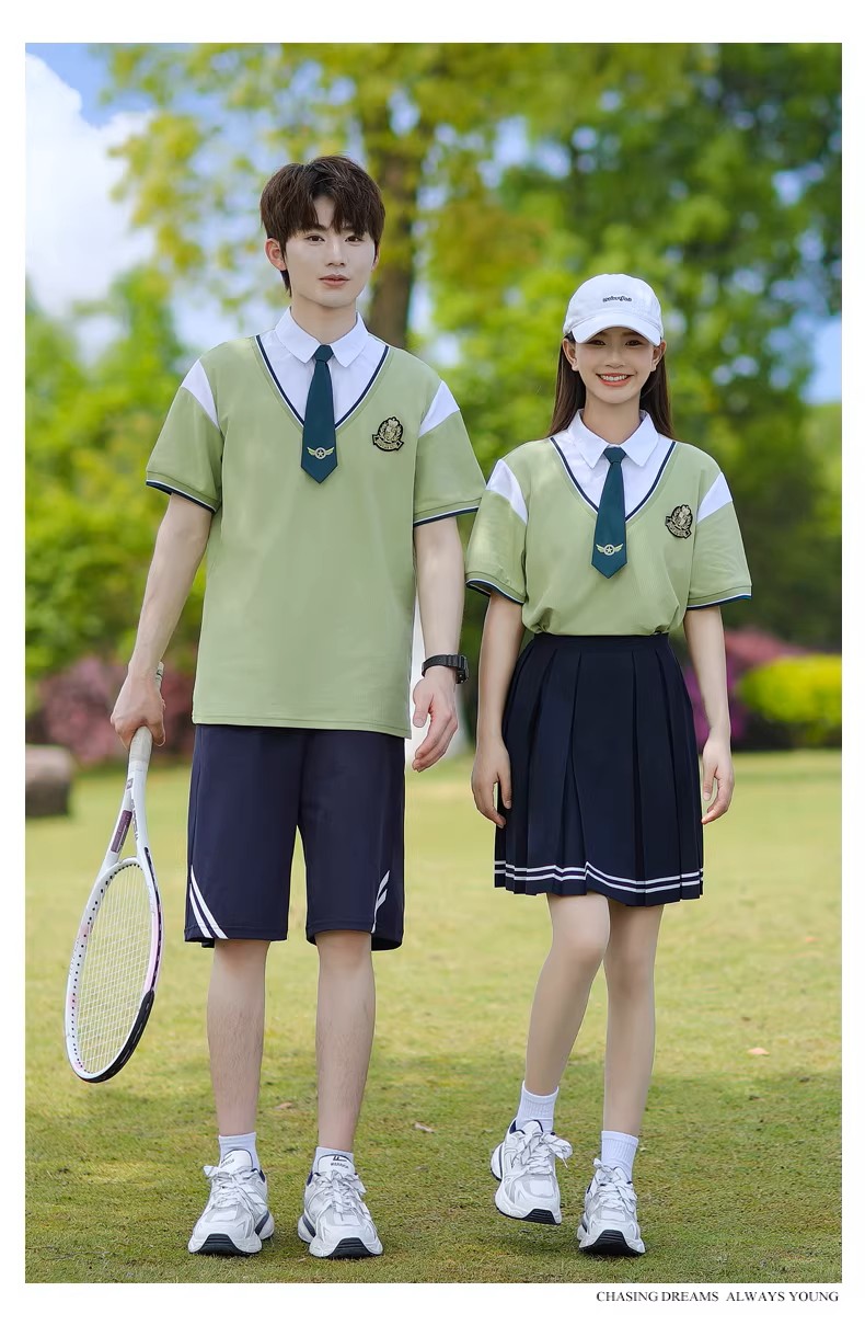 短袖衬衫校服
