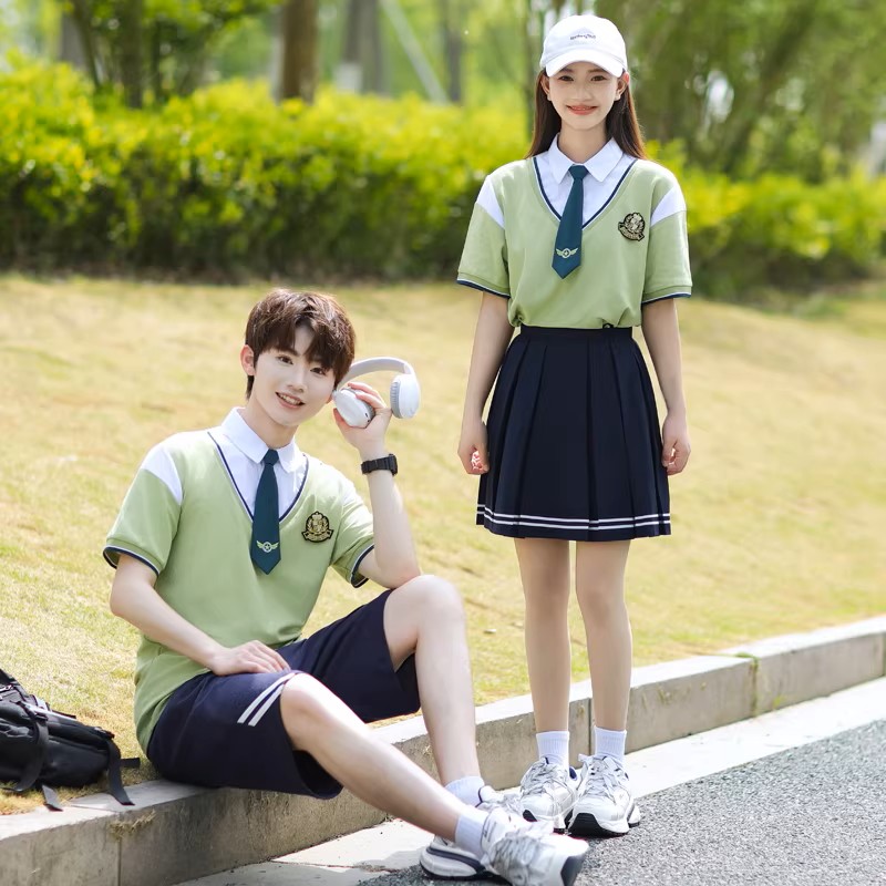 短袖衬衫校服