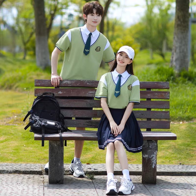 短袖衬衫校服