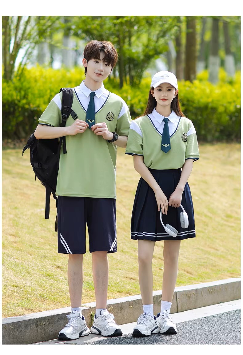 短袖衬衫校服