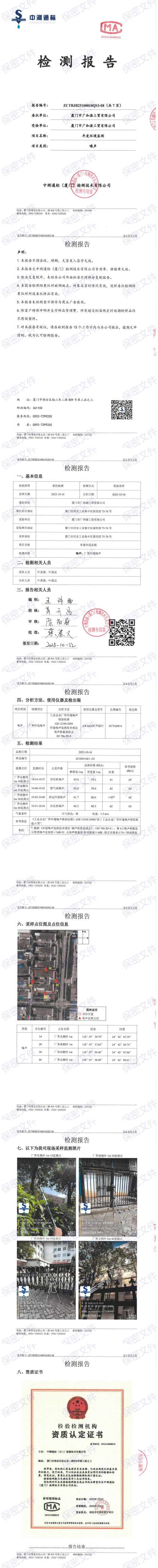 2025年噪声检测报告