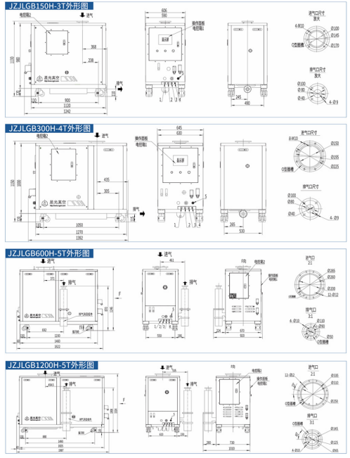 干式螺杆真空泵机组