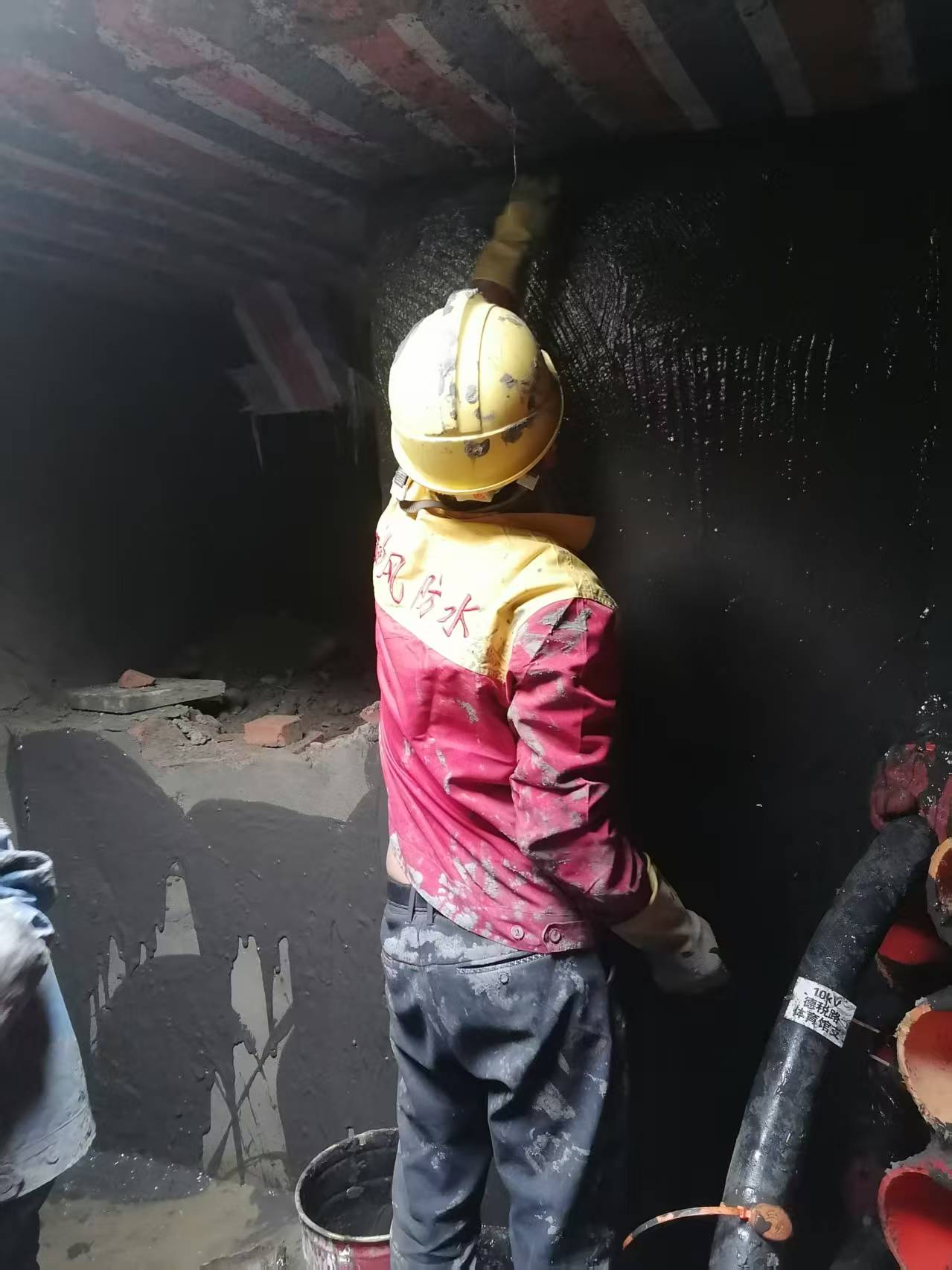 郫都区太清路地下管道防水施工