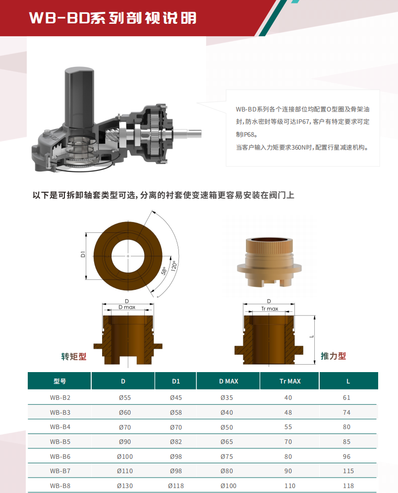 多回转齿轮箱