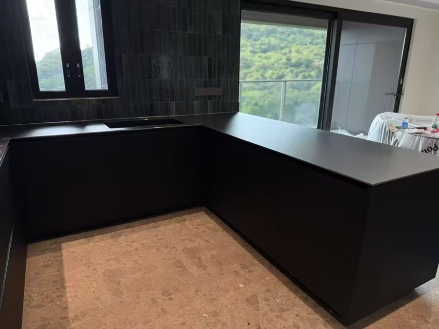 不锈钢实心台面