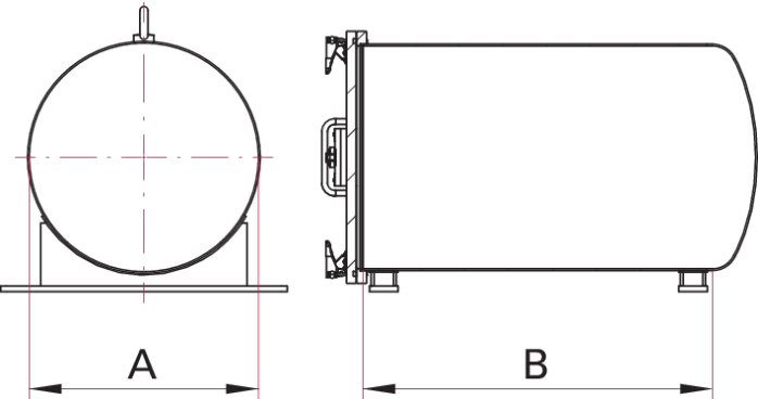 卧式高真空存储罐