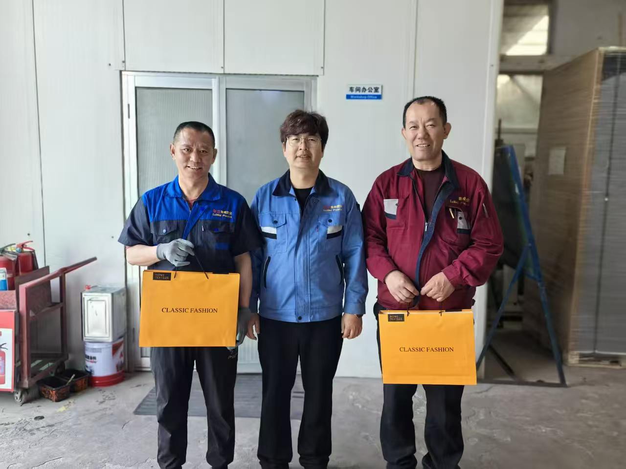 鲁威塑业消防演练顺利完成