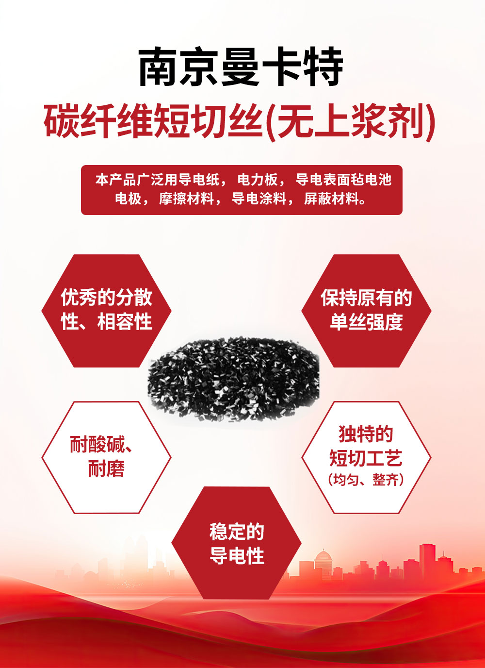 碳纤维短切丝（无上浆剂）