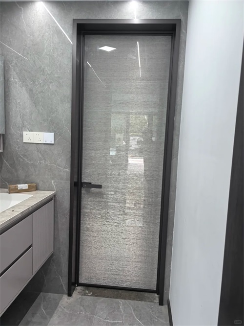 卫生门夹丝玻璃隔断