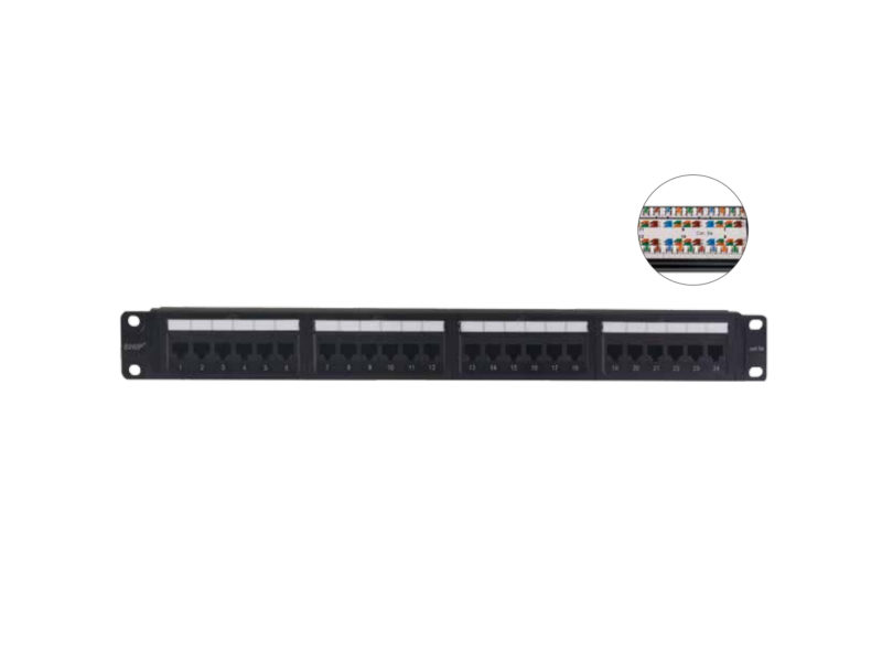 超五类非屏蔽插座配线架