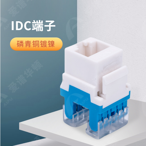 超五类180度非屏蔽RJ45模块AP-5E-03-180