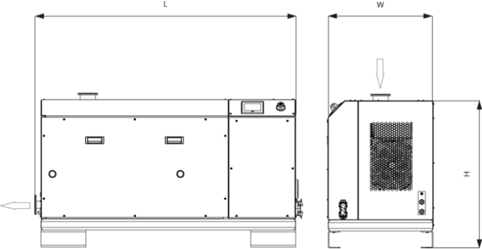 油润滑旋片真空泵