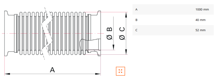 真空波纹管组件