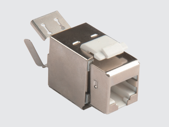 超五类RJ45屏蔽插座模块（NPL5.566.2001）