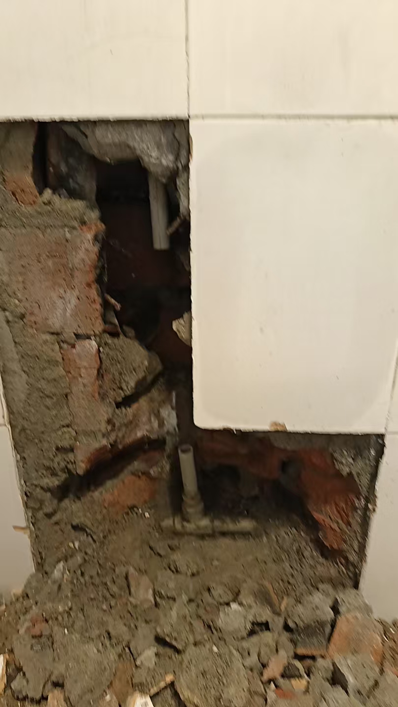 水管安装暗管测漏