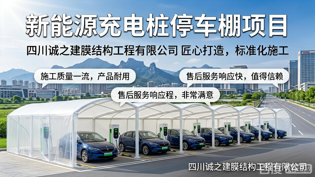 充电桩车棚 四川停车棚