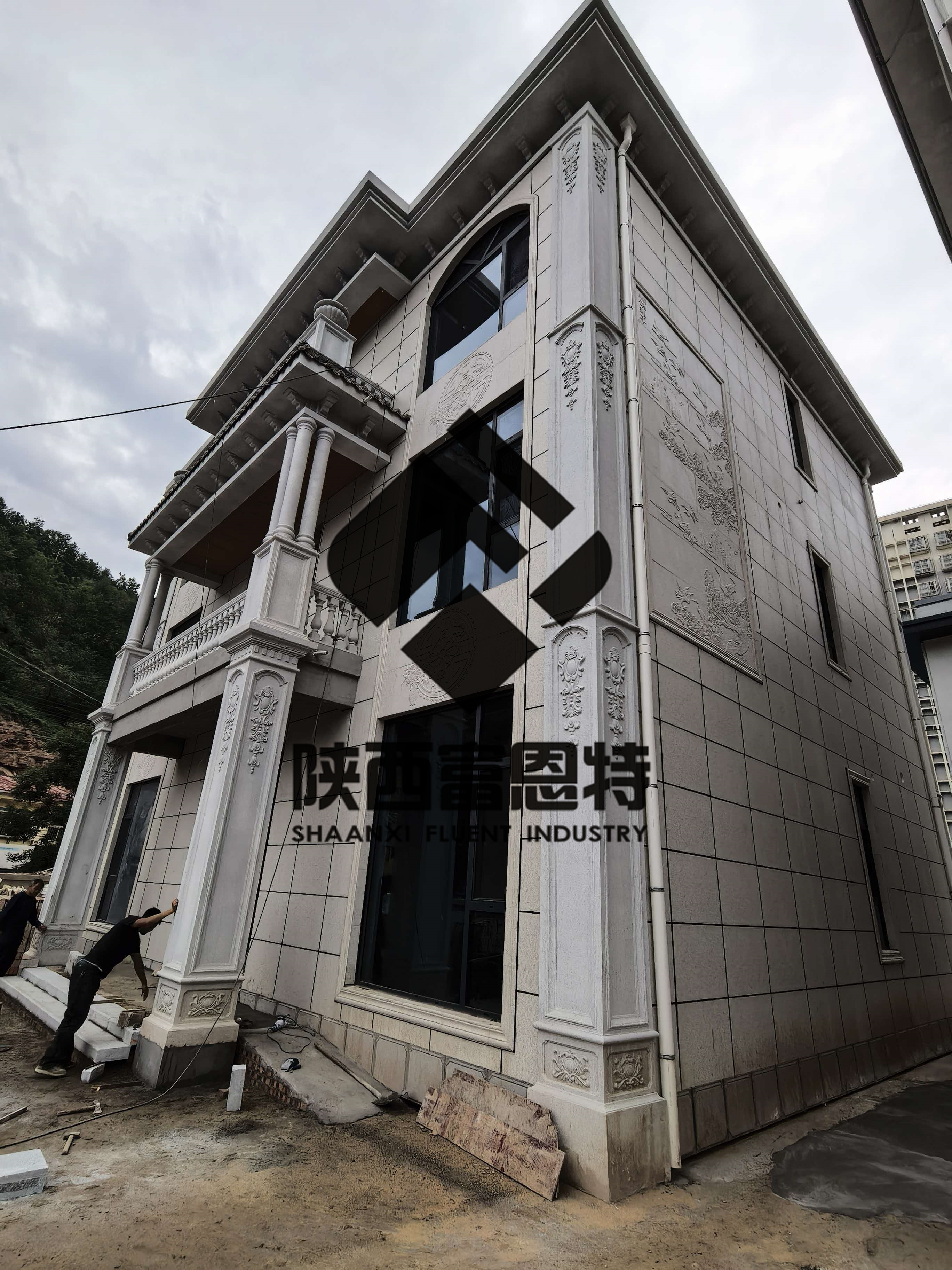 陕西西安自建房外墙陶瓷一体板