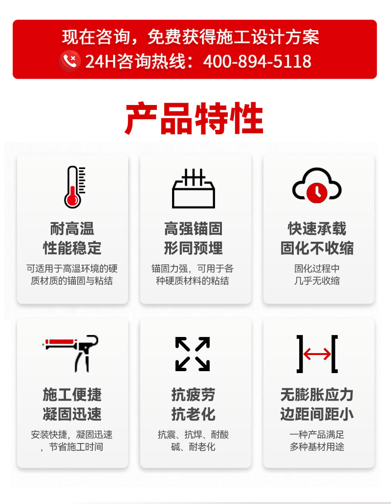 特耐高温三类植筋胶