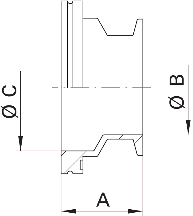 1785834653581481.png CF 转 KF 真空转接法兰