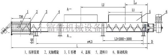 无轴螺旋输送机