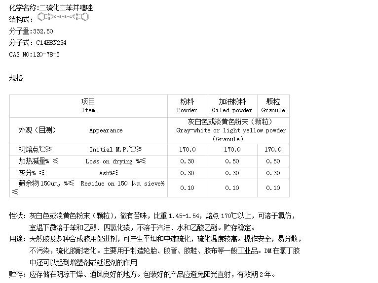 硫化促进剂DM