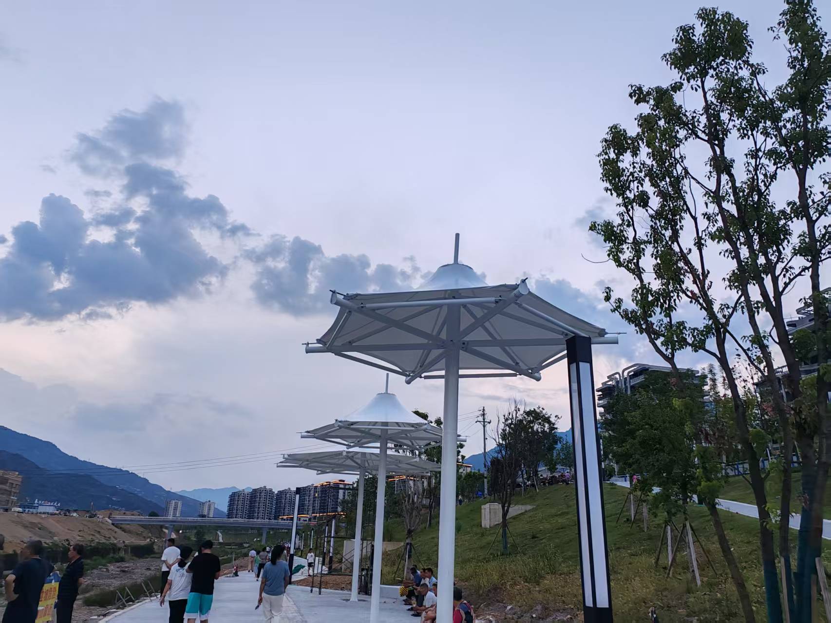 四川膜结构景观棚