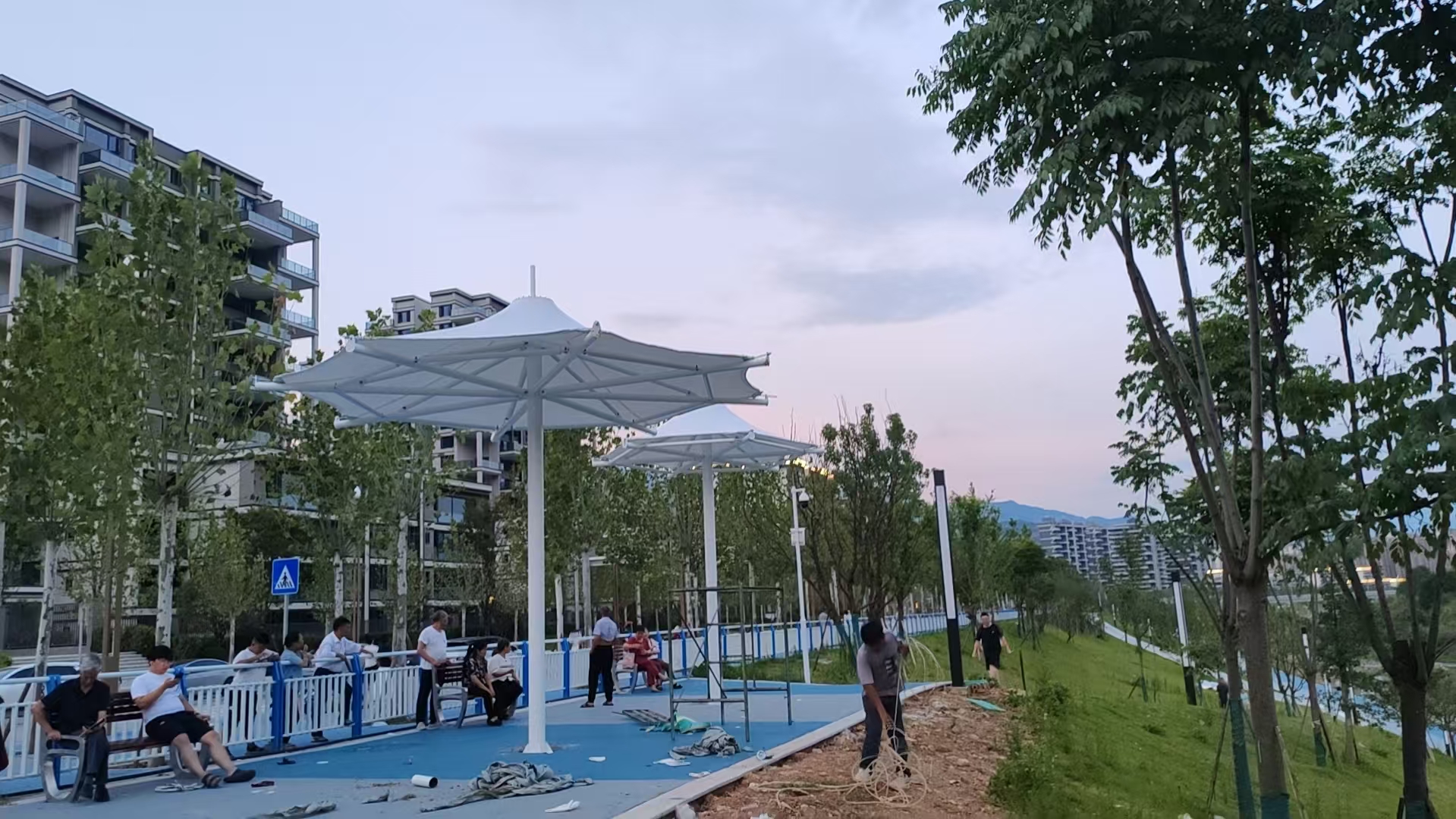 四川膜结构景观棚