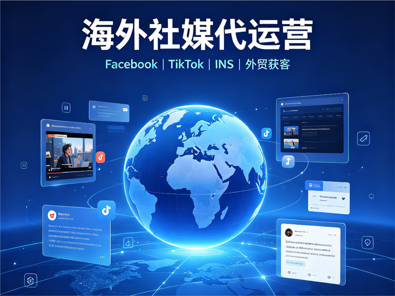 海外社媒代运营