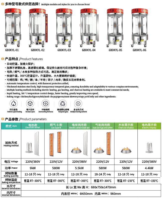 680型烤鸭炉